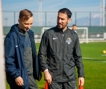 FK Sochi team training.