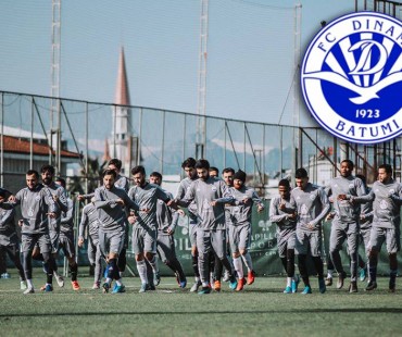 Dynamo Batumi training.